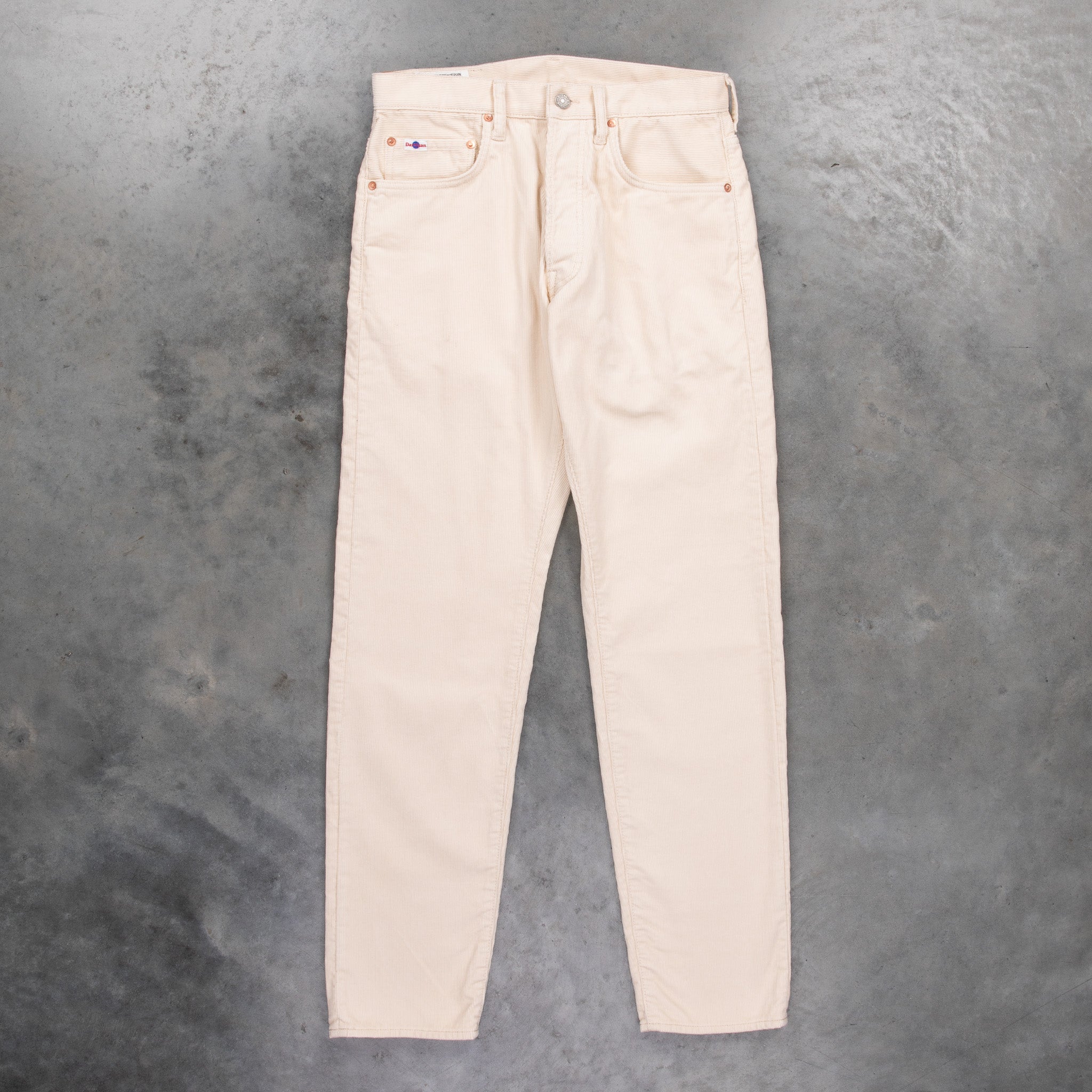 Studio D&#39;Artisan FB-909 High Rise Tapered 13-Wale Corduroy Ivory