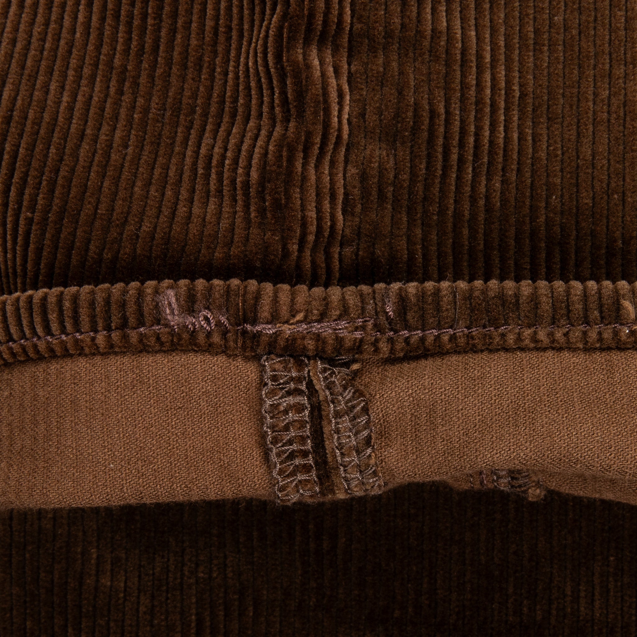 Studio D'Artisan FB-909 High Rise Tapered 9-Wale Corduroy Brown