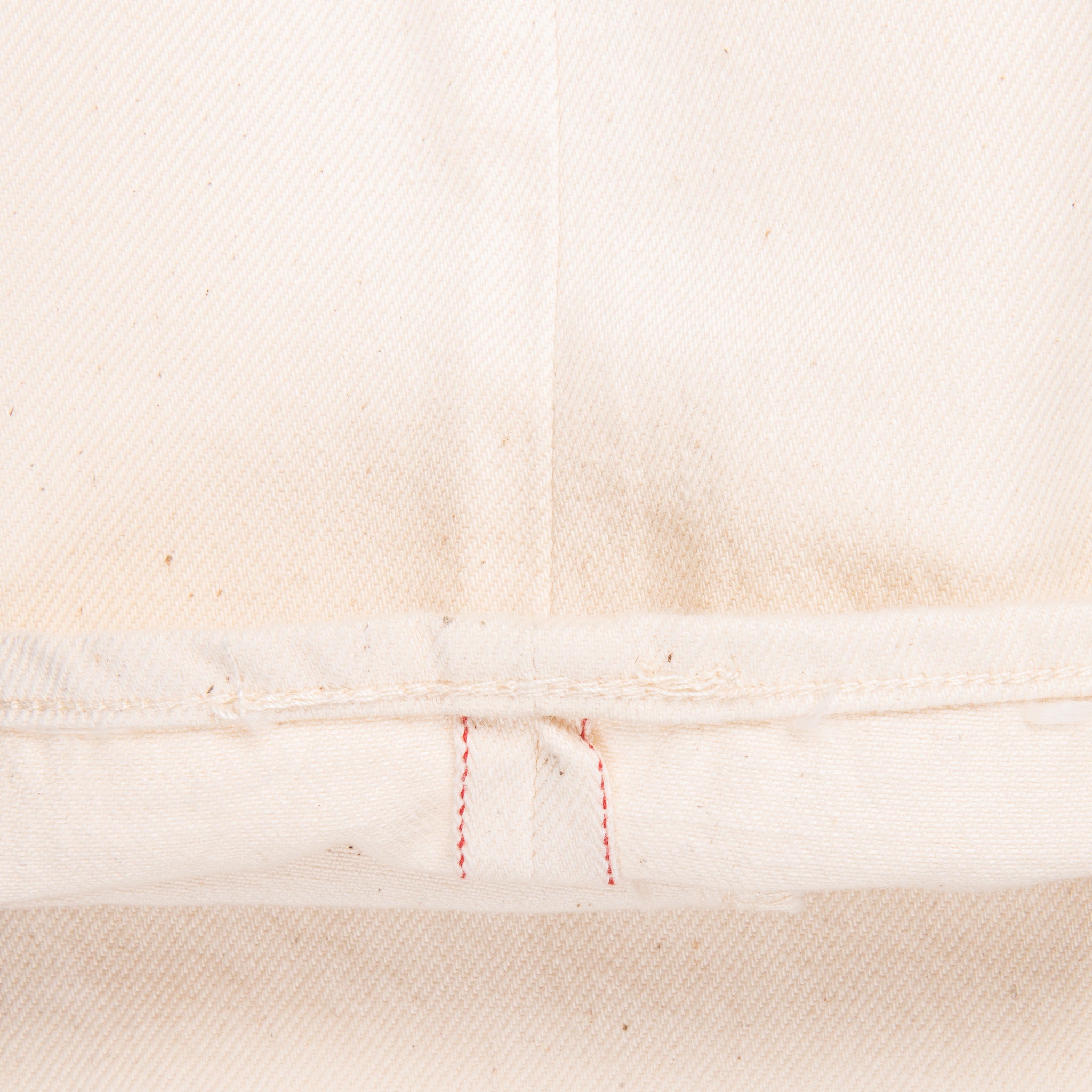 Studio D&#39;Artisan FB-909 High Rise Tapered 14 Oz Denim Ivory