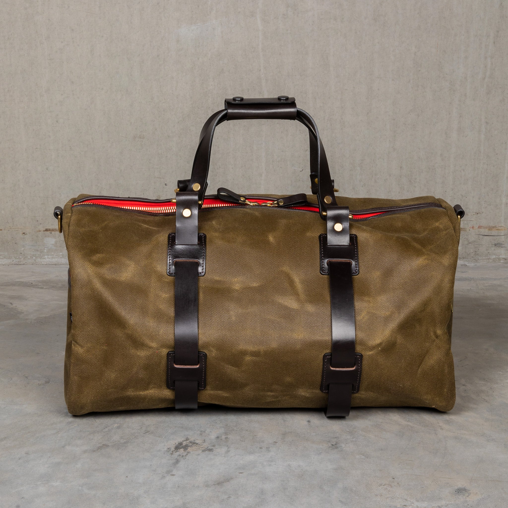 Croots Duffle Holdall Vintage Canvas Olive