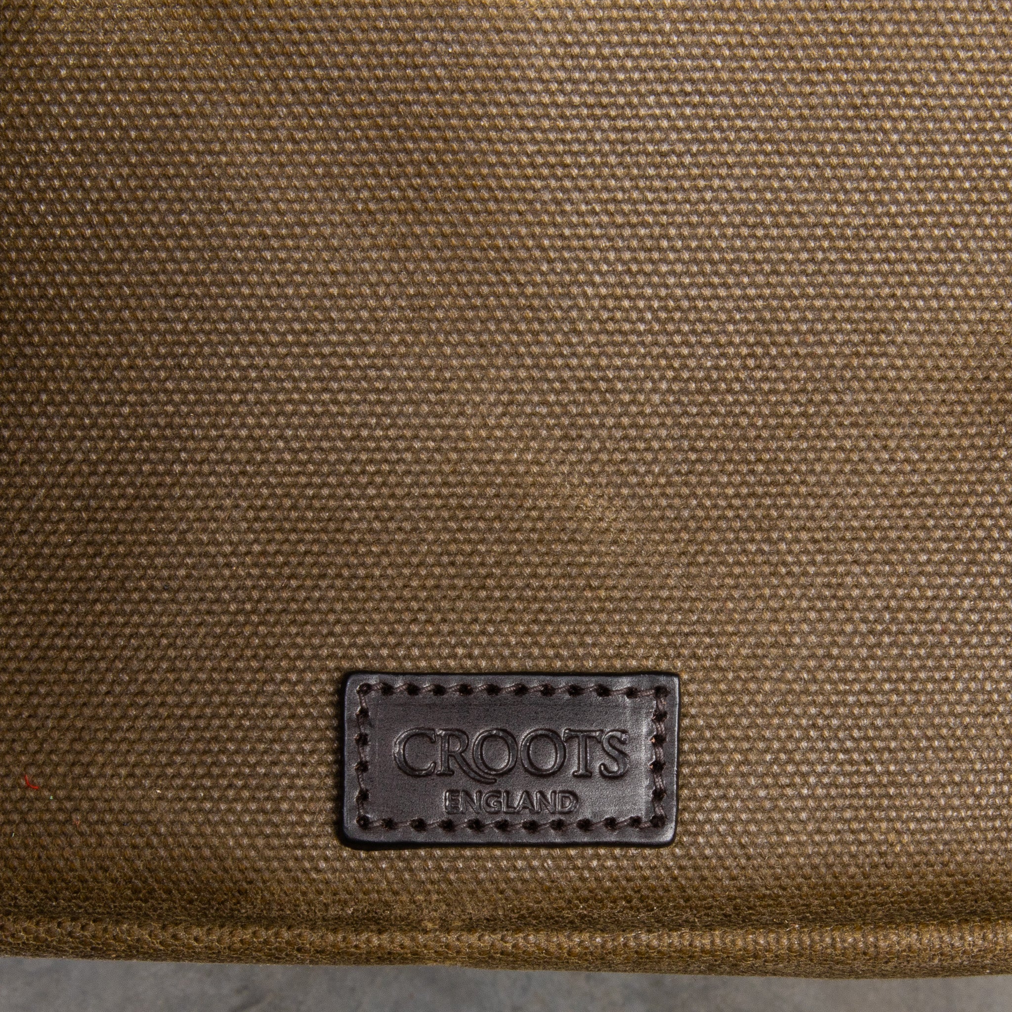 Croots Duffle Holdall Vintage Canvas Olive