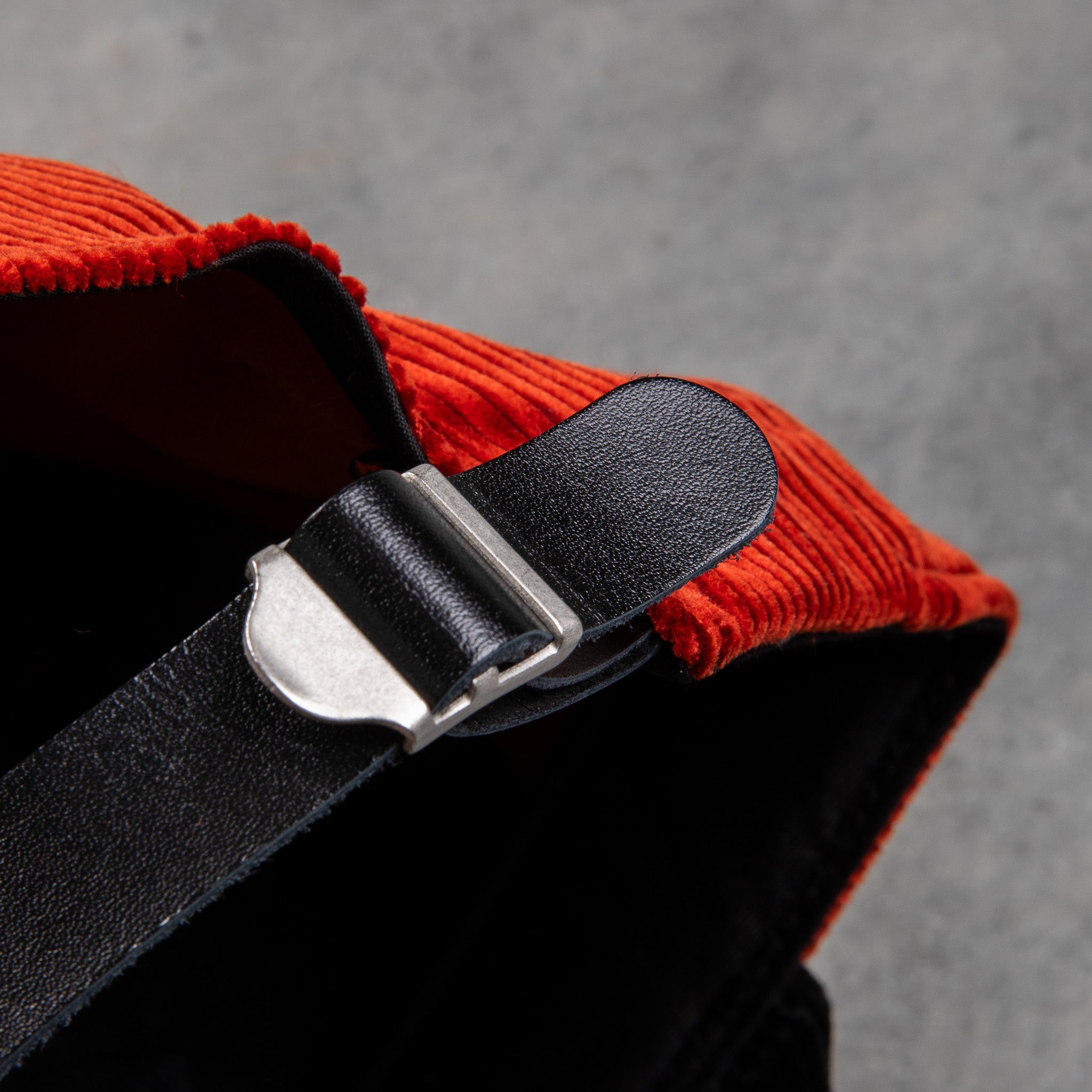 Buco Corduroy Strap-Back Cap Orange