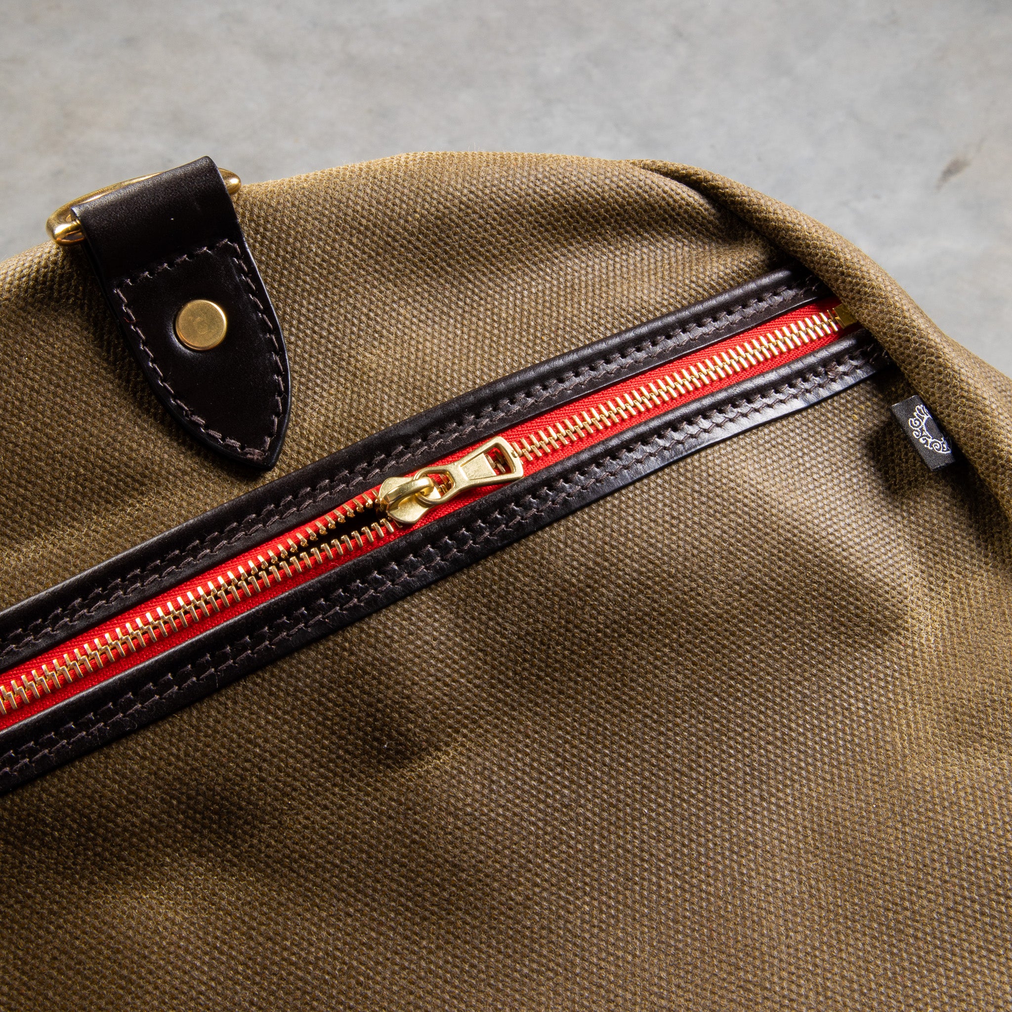 Croots Duffle Holdall Vintage Canvas Olive