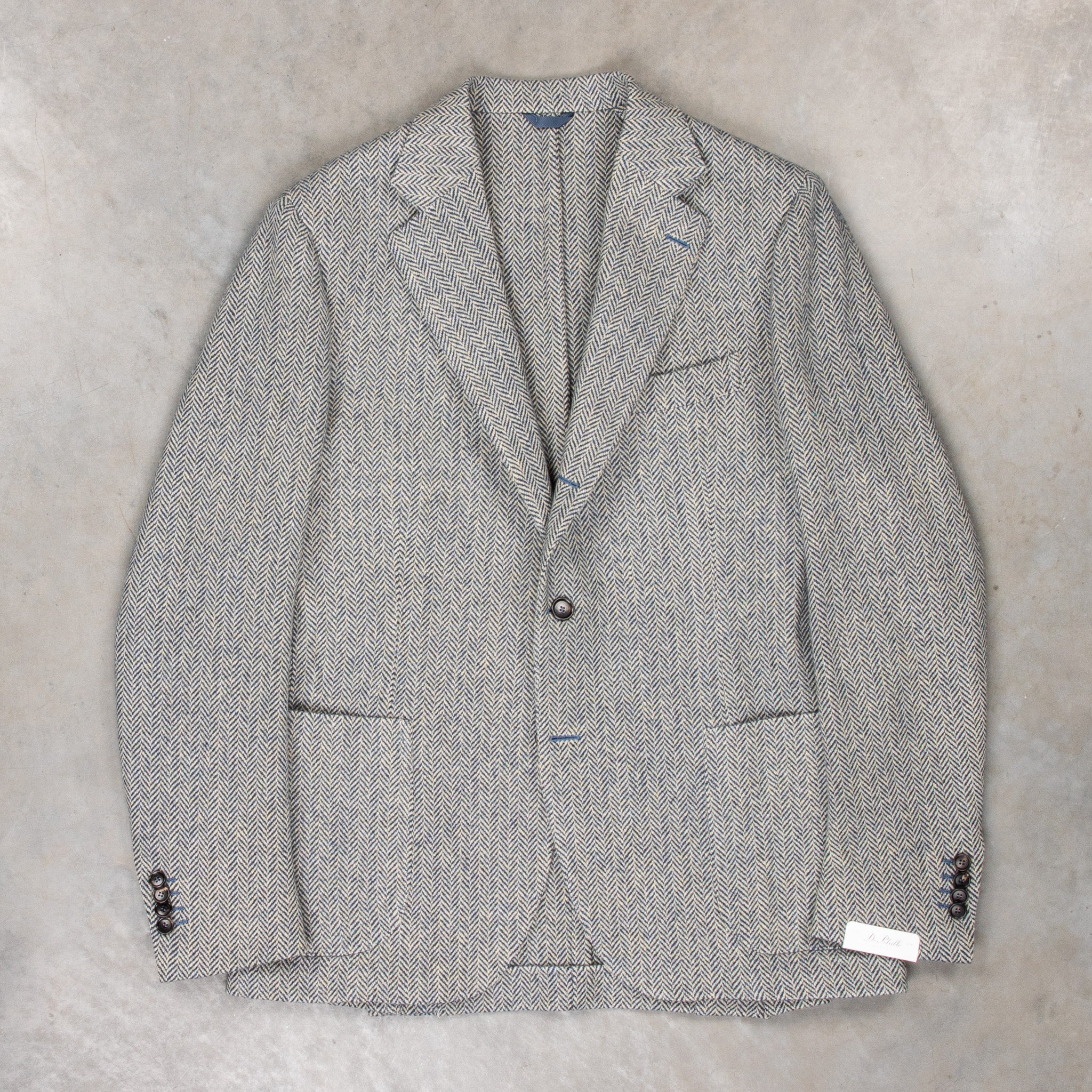 De Petrillo 44 グレー ヘリンボーン ジャケット B.R.ONLINE - Style Web Magazine & Online Shop | ビー・アール