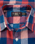 RRL Lee Shirt RL-704 Red Indigo