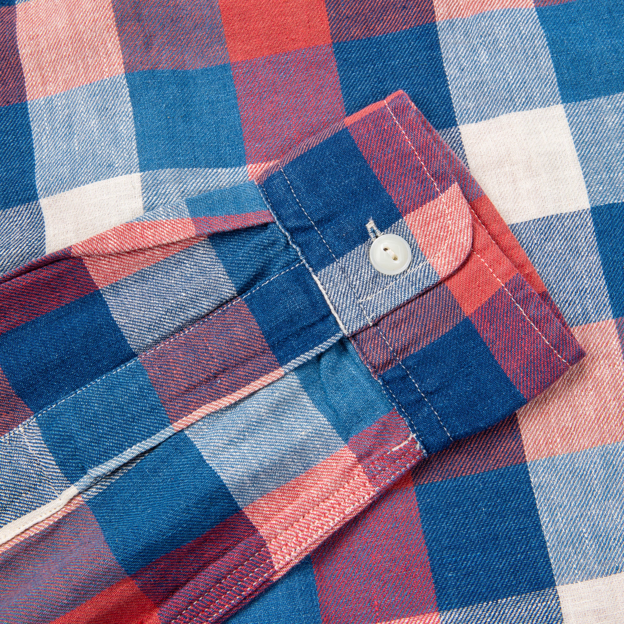 RRL Lee Shirt RL-704 Red Indigo
