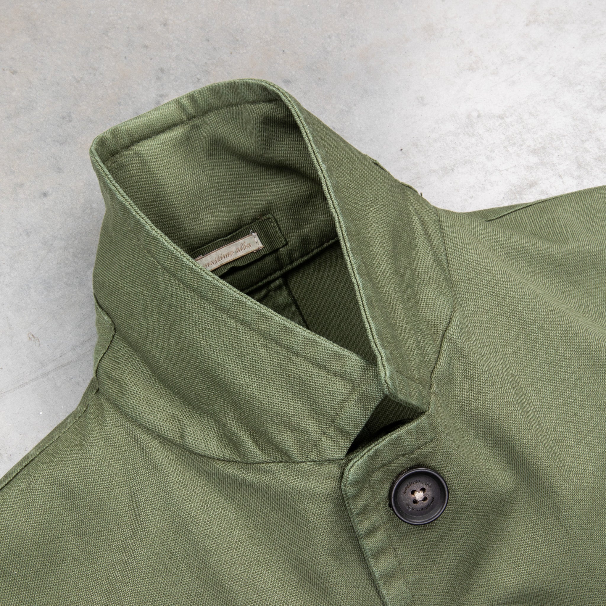 Massimo Alba Solex Cotton Canvas Jacket Salvia