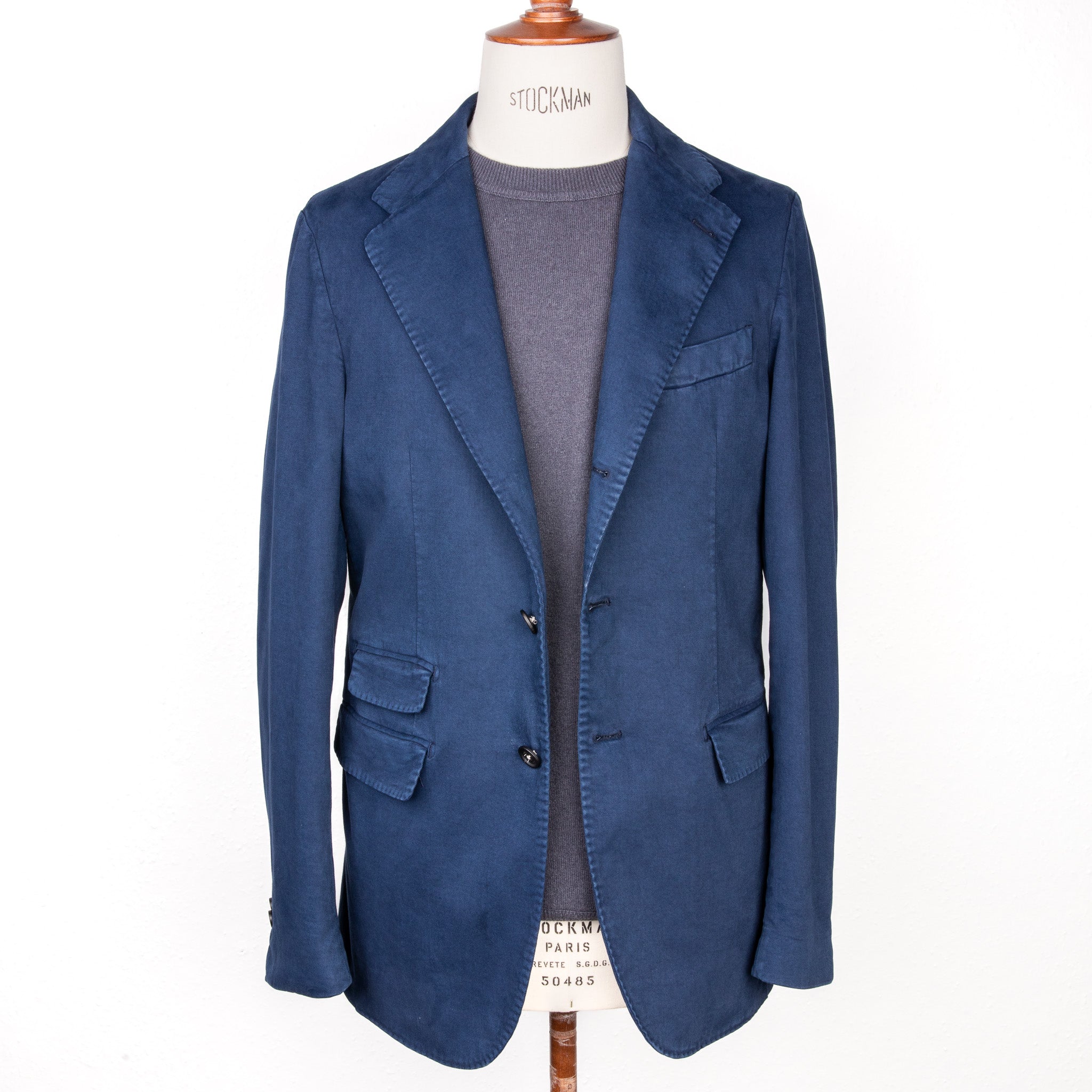 Massimo Alba Catch2 Jacket Cotton - Cashmere Blu