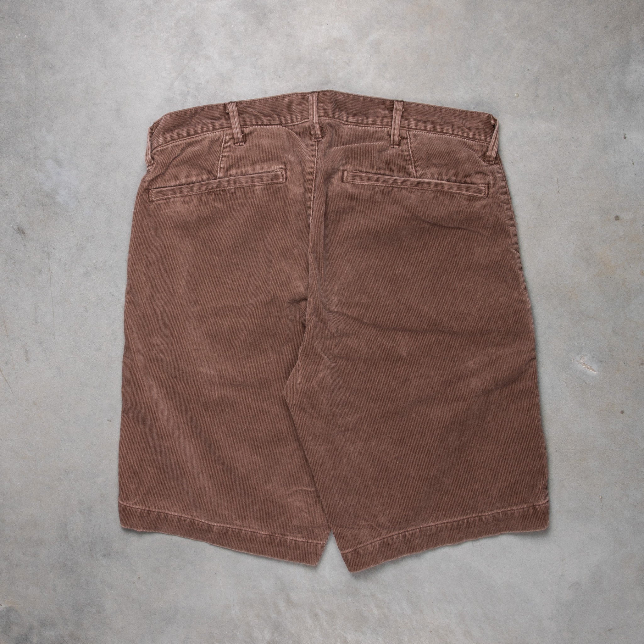 Remi Relief Corduroy Shorts Brown