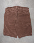 Remi Relief Corduroy Shorts Brown