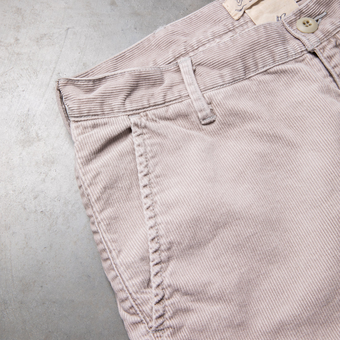 Remi Relief Corduroy Shorts Gray