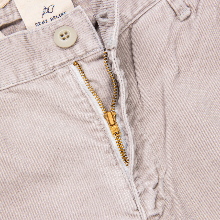Remi Relief Corduroy Shorts Gray