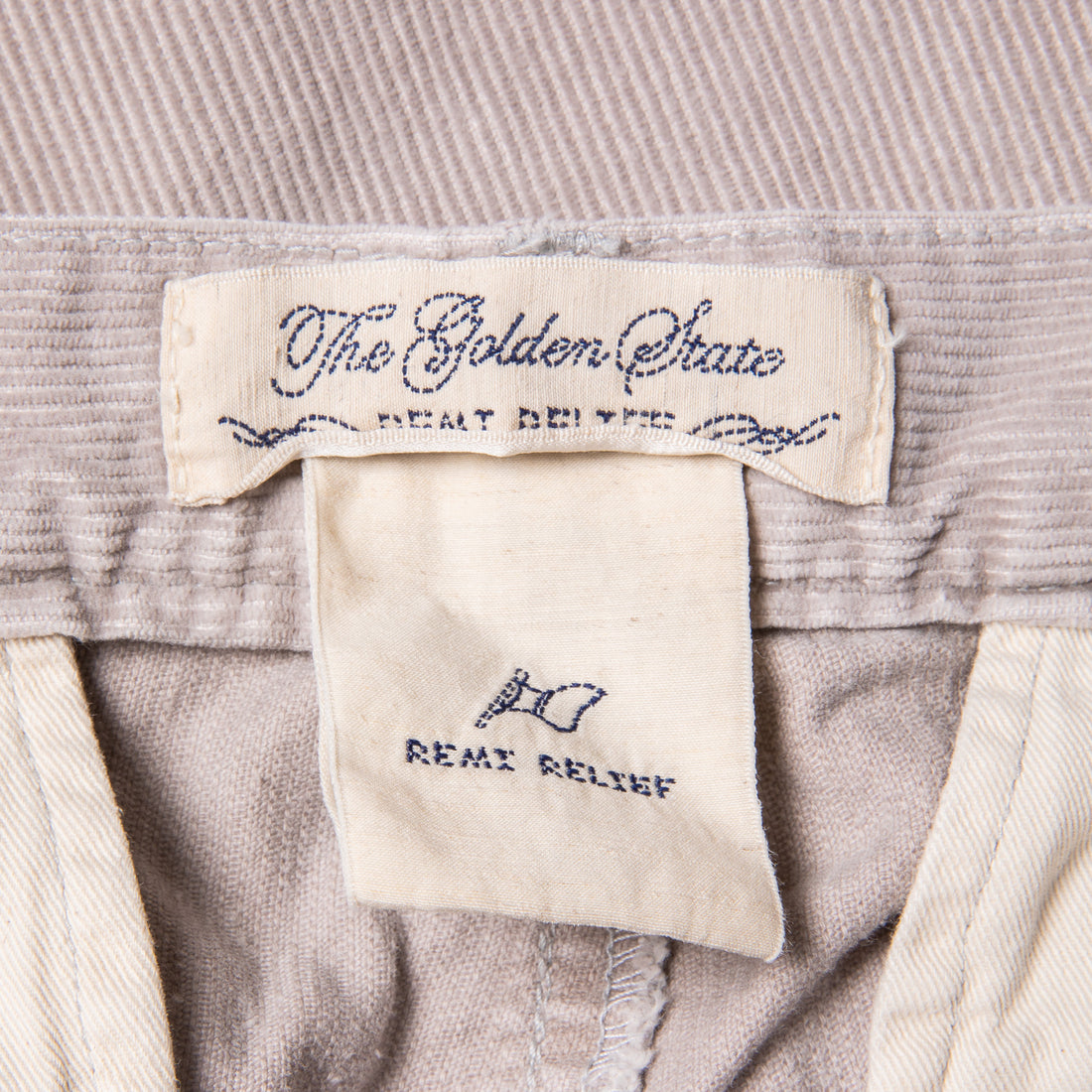 Remi Relief Corduroy Shorts Gray