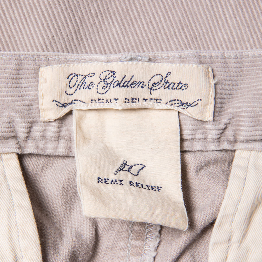 Remi Relief Corduroy Shorts Gray