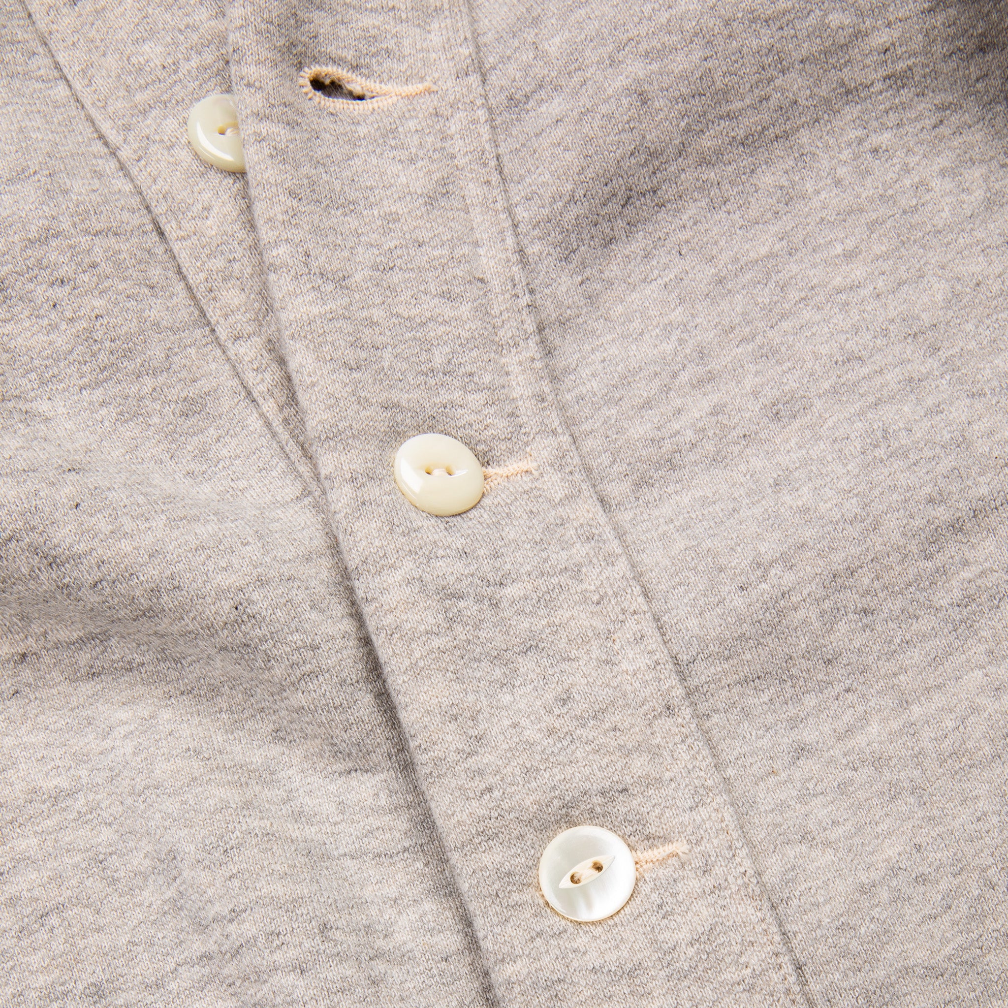 Olde Homesteader for BSC Uniform Extra Cotton Fleece Cardigan Top Grey