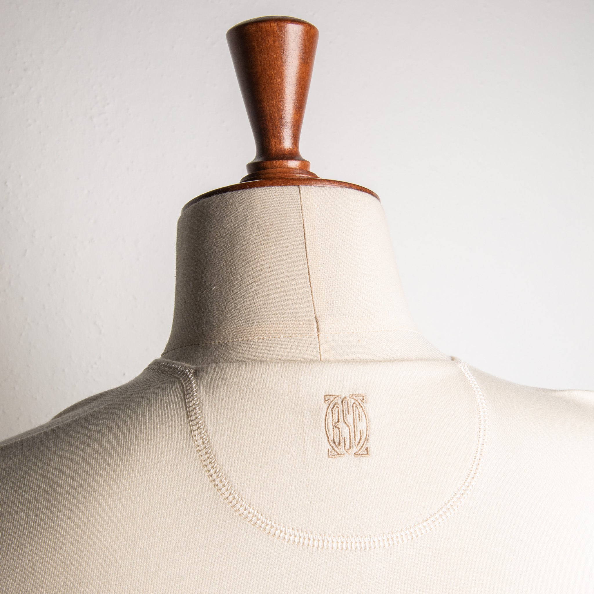 Olde Homesteader for BSC Uniform Henley Neck Short Sleeve Ivory