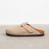 The Real McCoy´s Leather Foot Support Clogs Taupe