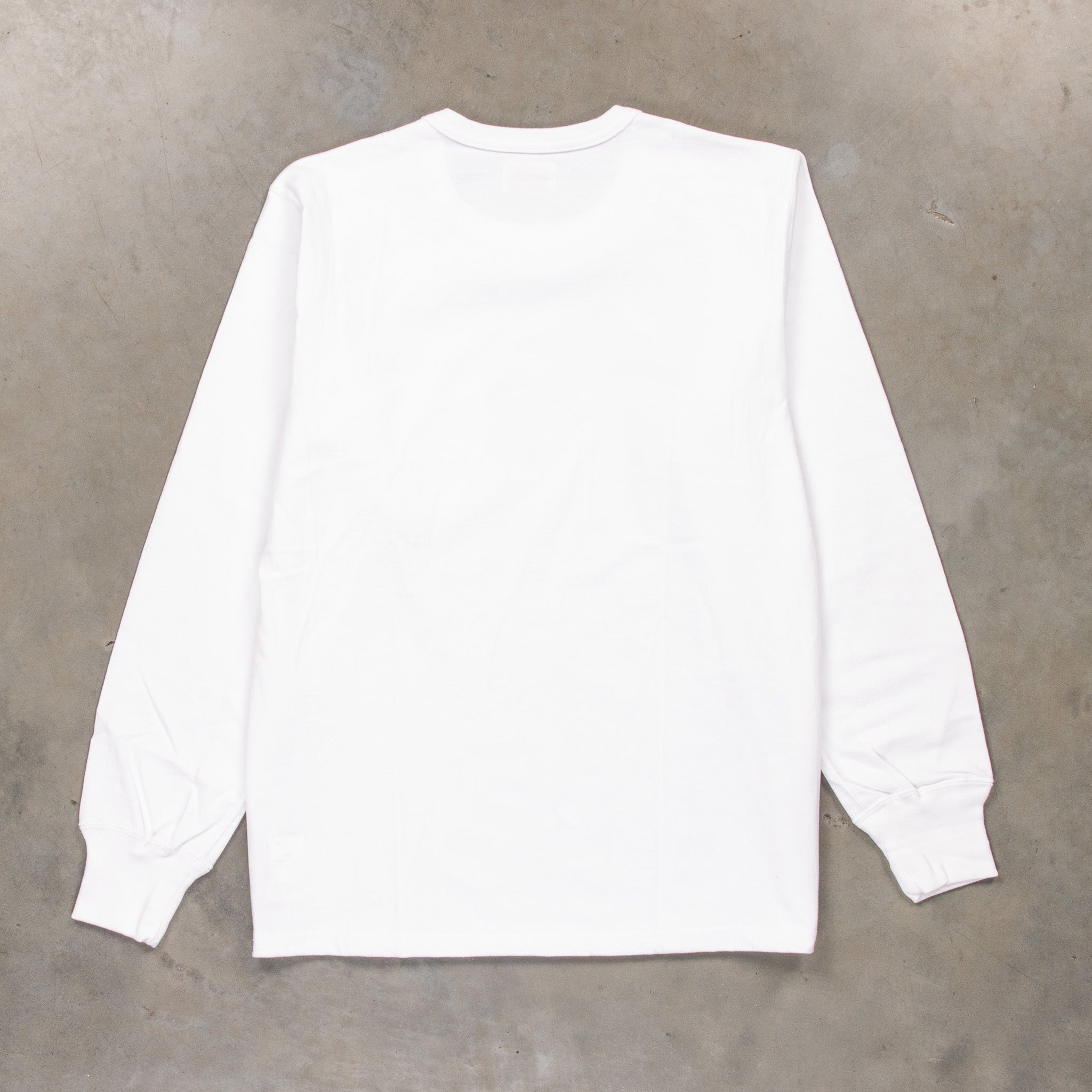 The Real McCoy's Pocket Tee L/S White – Frans Boone Store