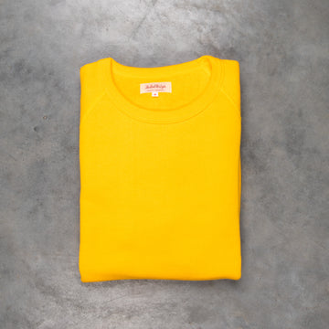 The Real McCoy's Loopwheel Raglan Sleeve 9 Oz Sweatshirt Yellow