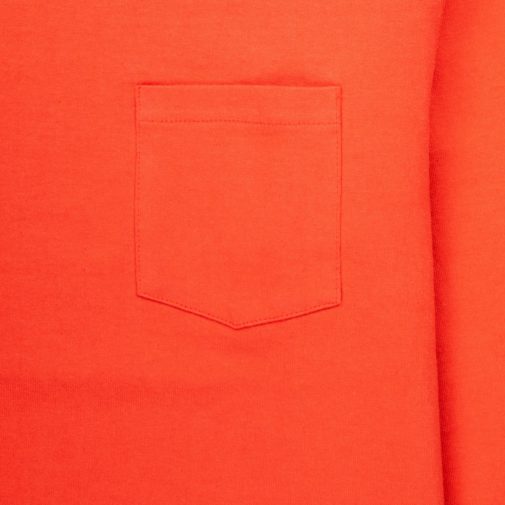 The Real McCoy's Pocket Tee L/S Scarlet – Frans Boone Store