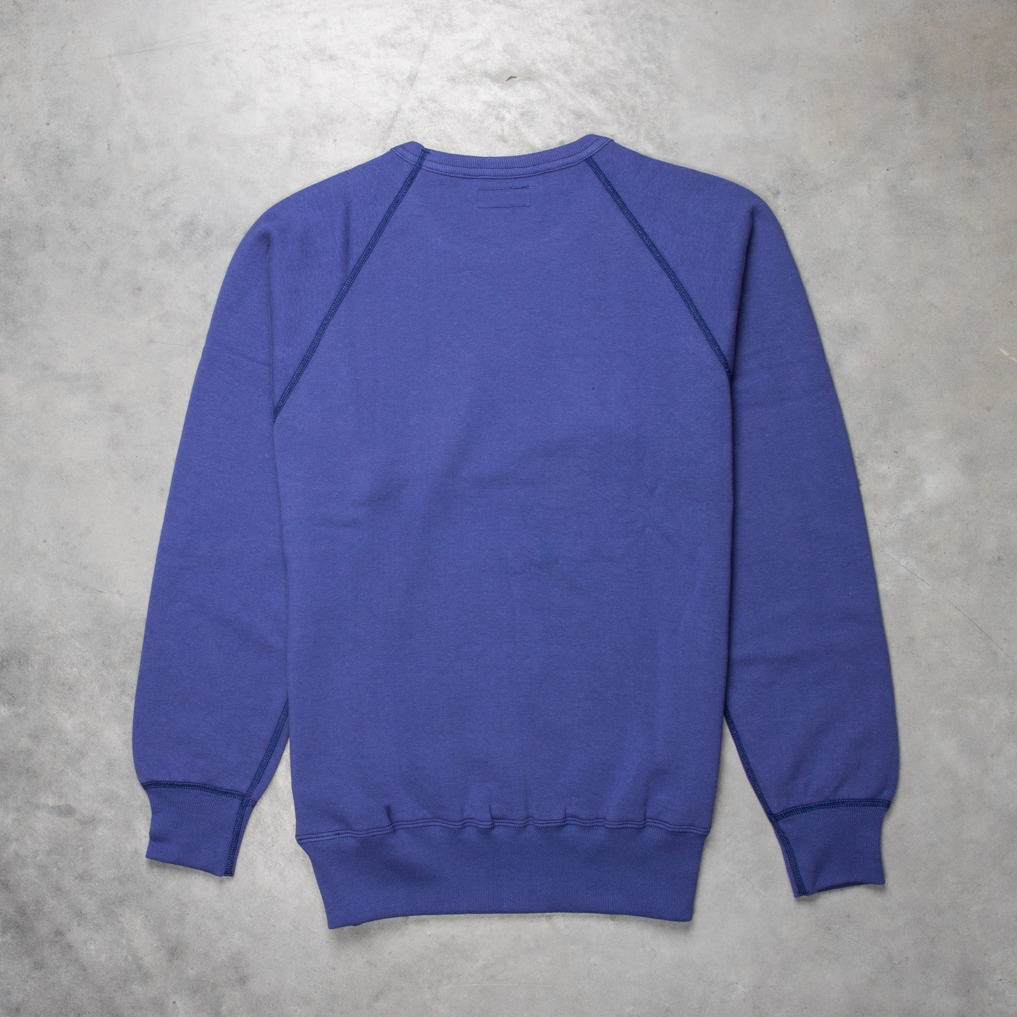 The Real McCoy&#39;s loopwheel raglan sleeve sweatshirt MQ Navy