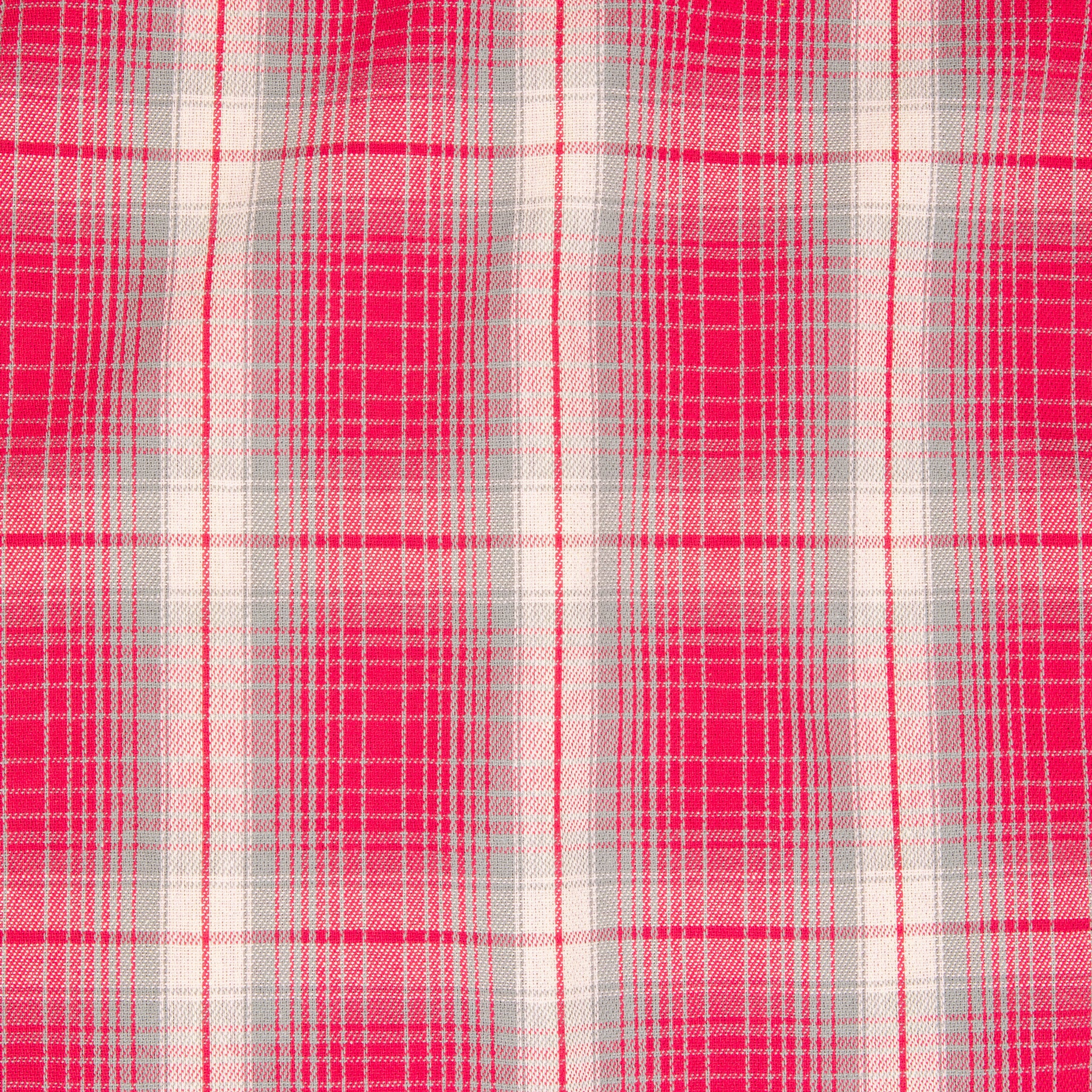 The Real McCoy&#39;s 8HU Ombre Check Summer Flannel Shirt Pink