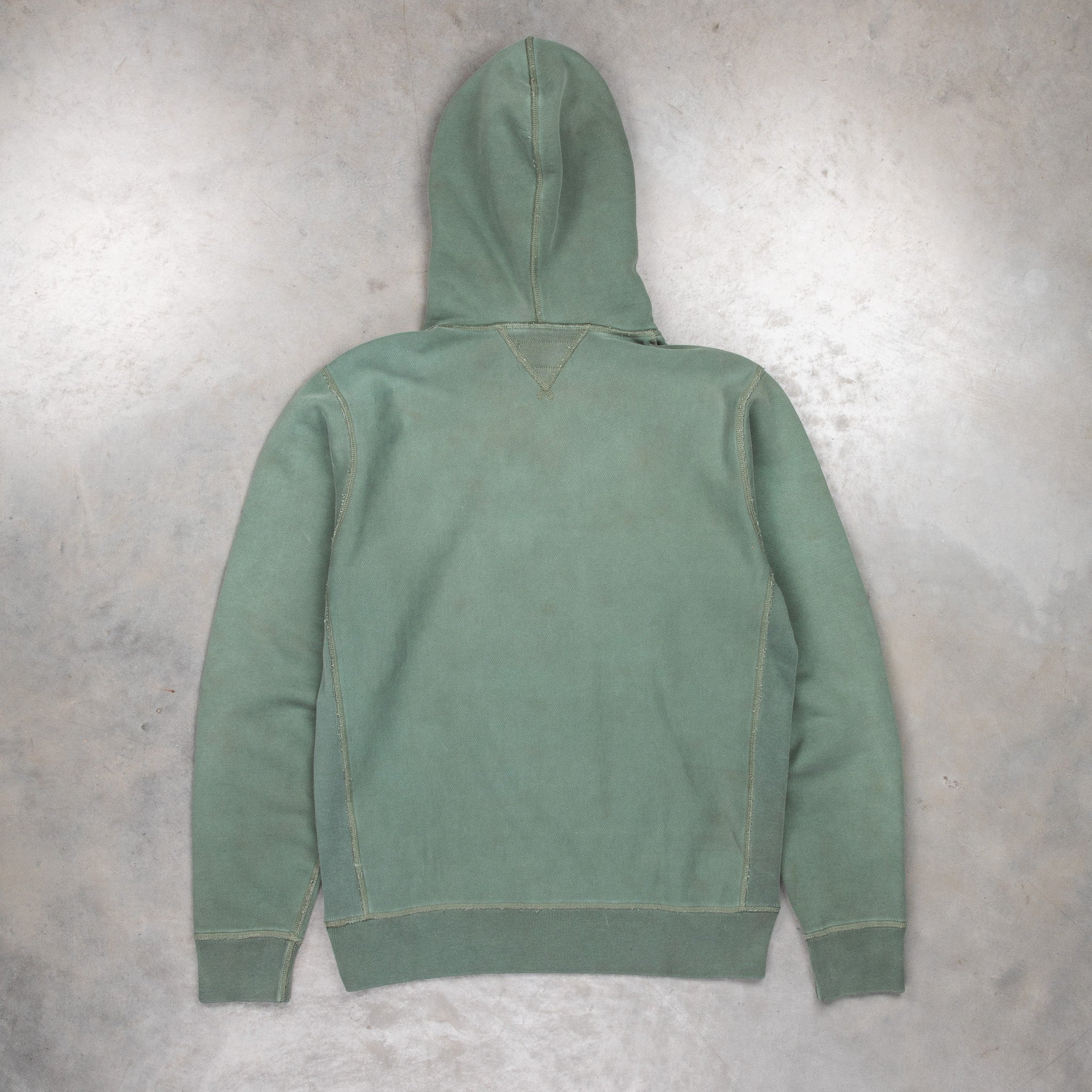 RRL PO Hoodie Collegiate Green