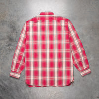 The Real McCoy´s 8HU Ombre Check Summer Flannel Shirt Pink
