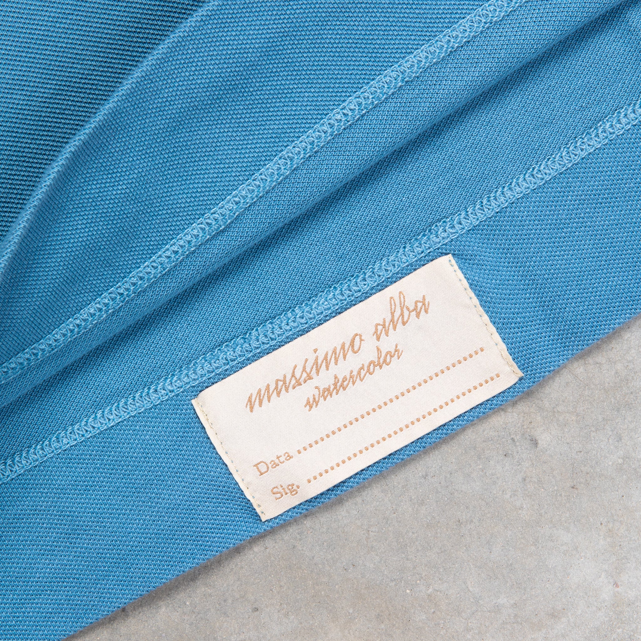 Massimo Alba Aruba Polo Cerulean