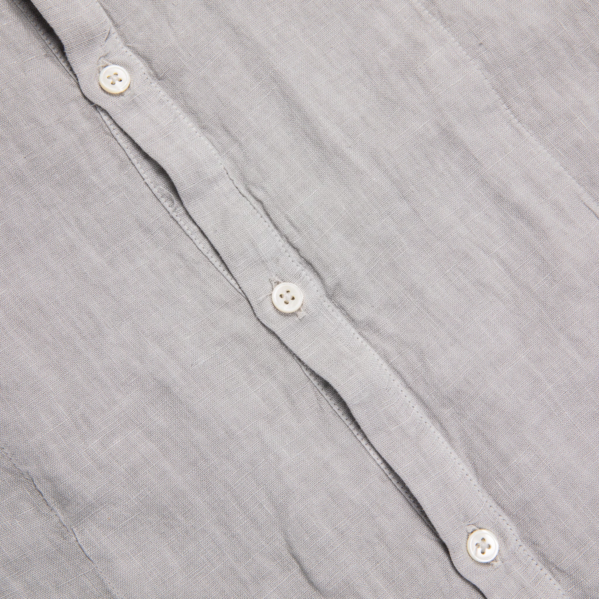 Massimo Alba Kos Grandad Collar Shirt Argento – Frans Boone