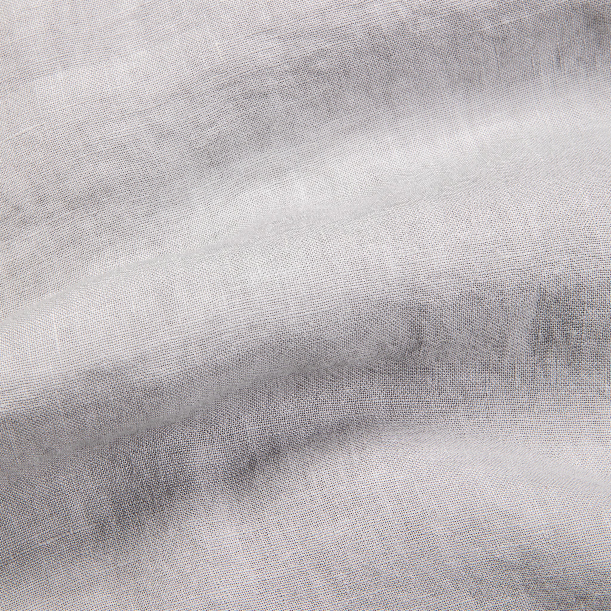 Massimo Alba Kos Grandad Collar Shirt Argento