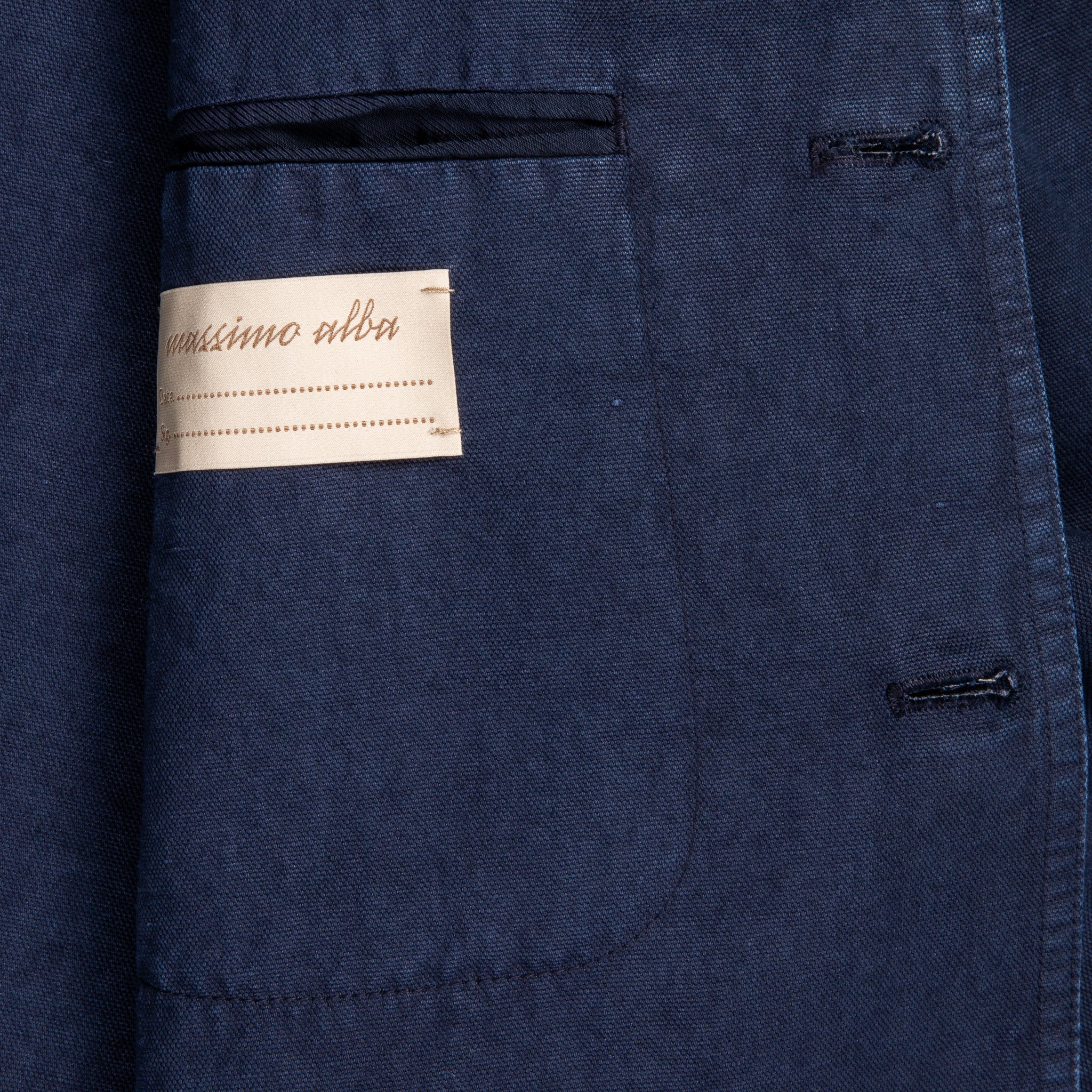 Massimo Alba Baglietto Unstructured Blazer Blu