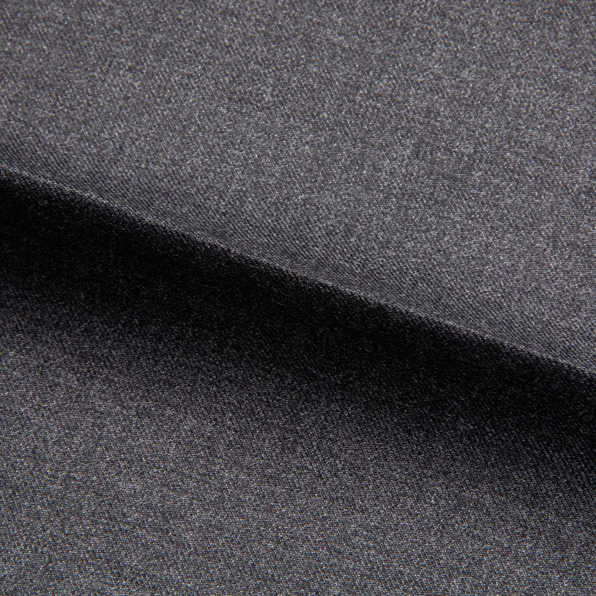 Rota Pantaloni High Rise Regular Fit Wool Gabardine Grigio Medio