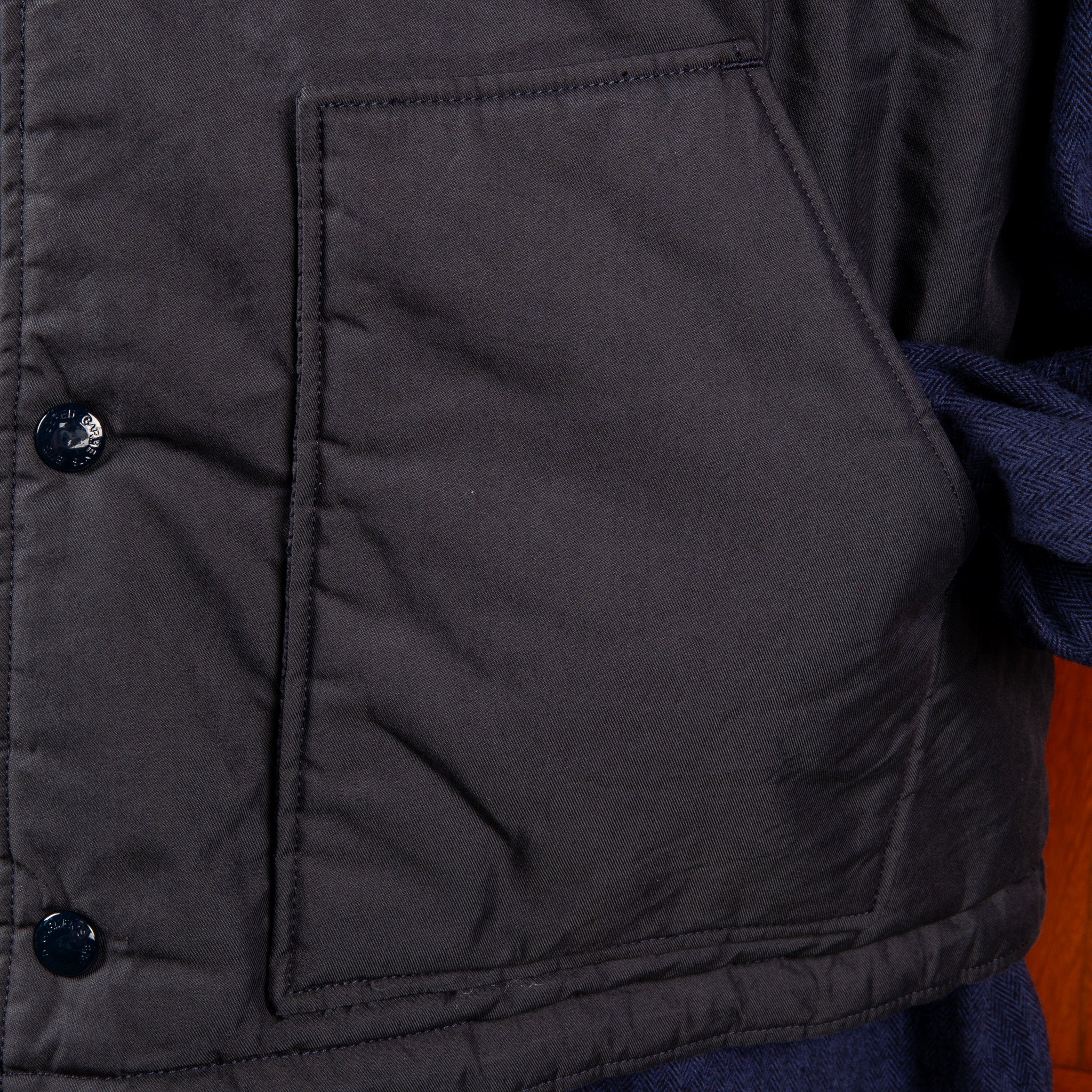 Engineered Garments Field Vest Dk. Navy Nyco Twil – Frans Boone Store
