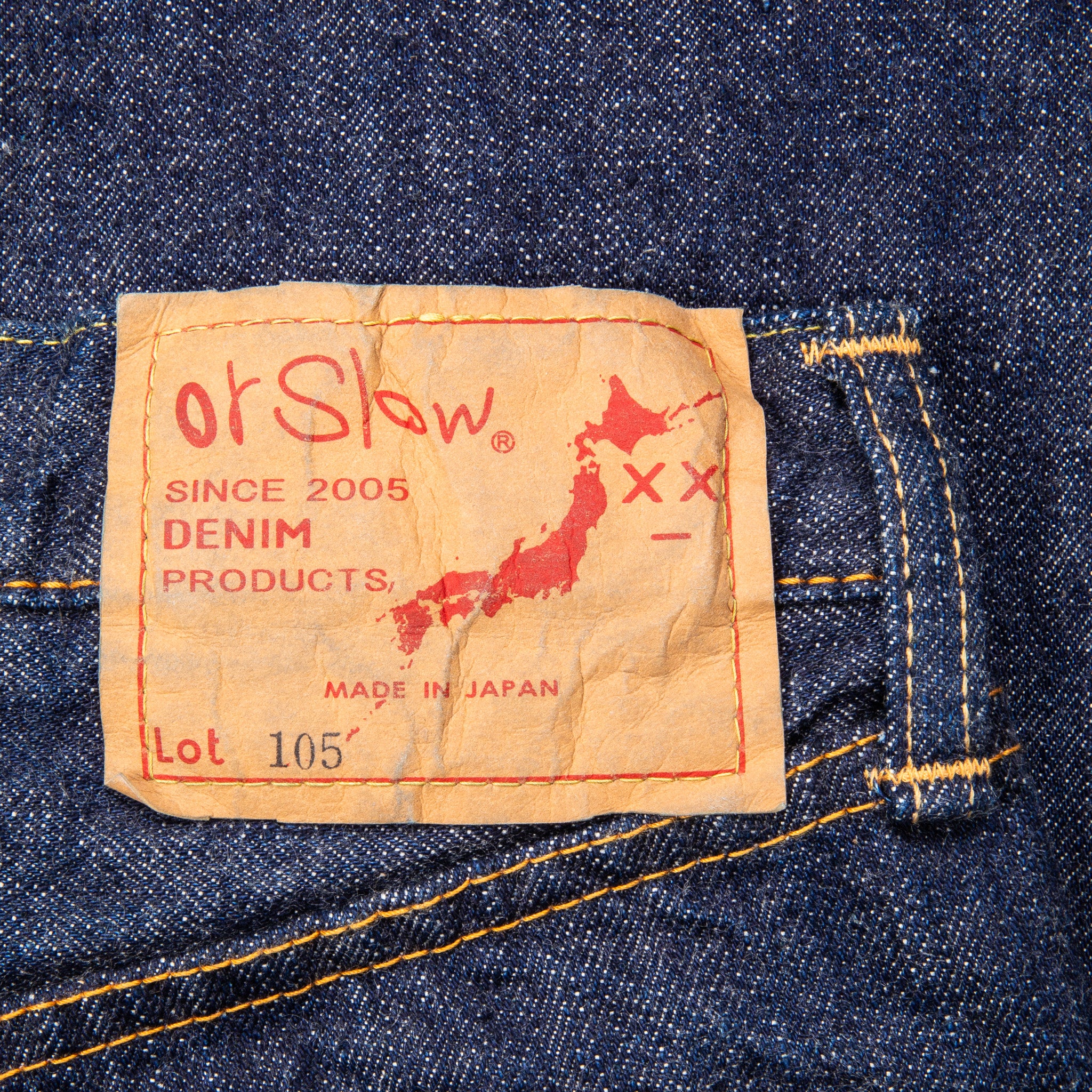 OrSlow 105 Standard One Wash – Frans Boone Store