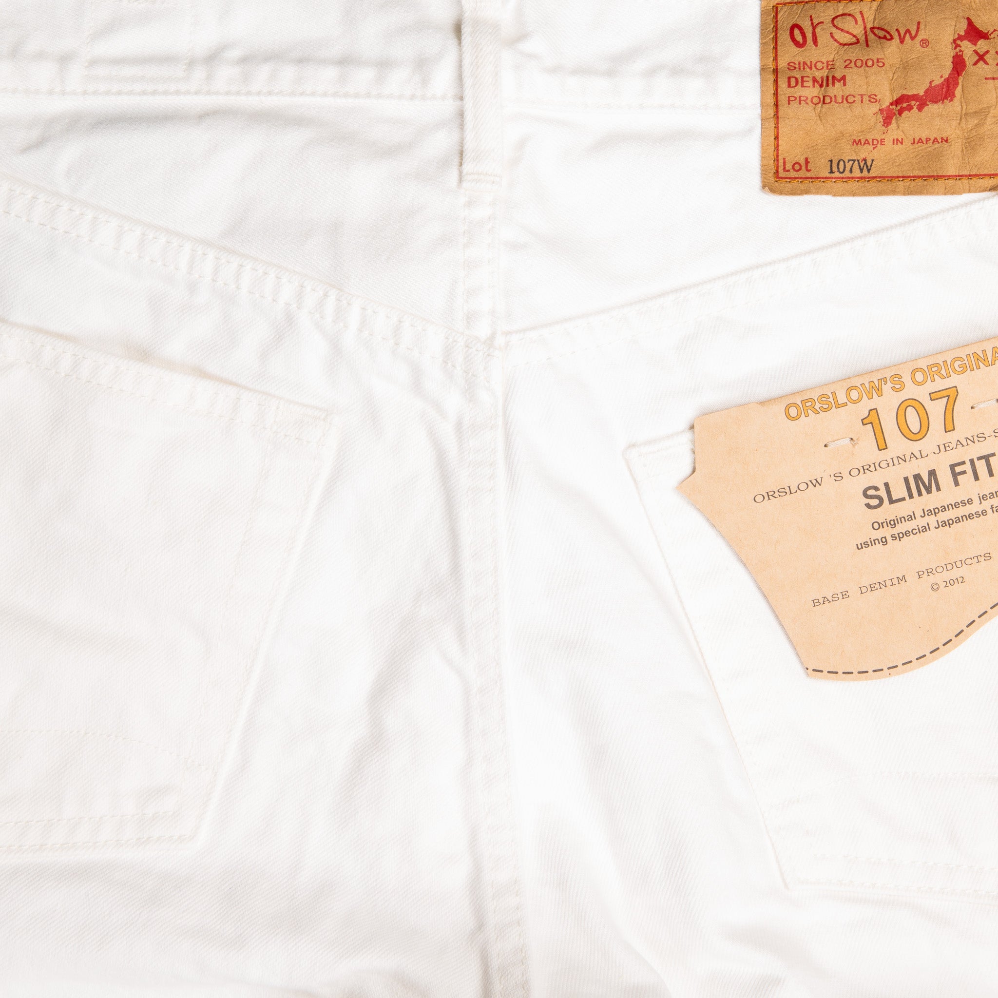 Orslow 107 Ivy Fit Jeans White – Frans Boone Store