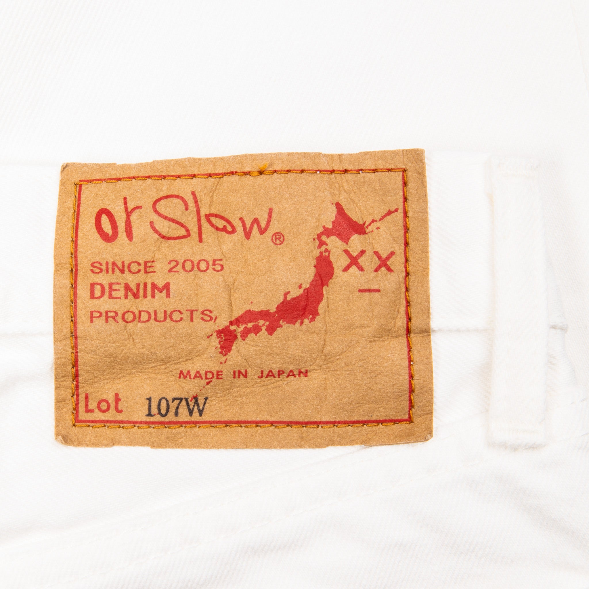 Orslow 107 Ivy Fit Jeans White