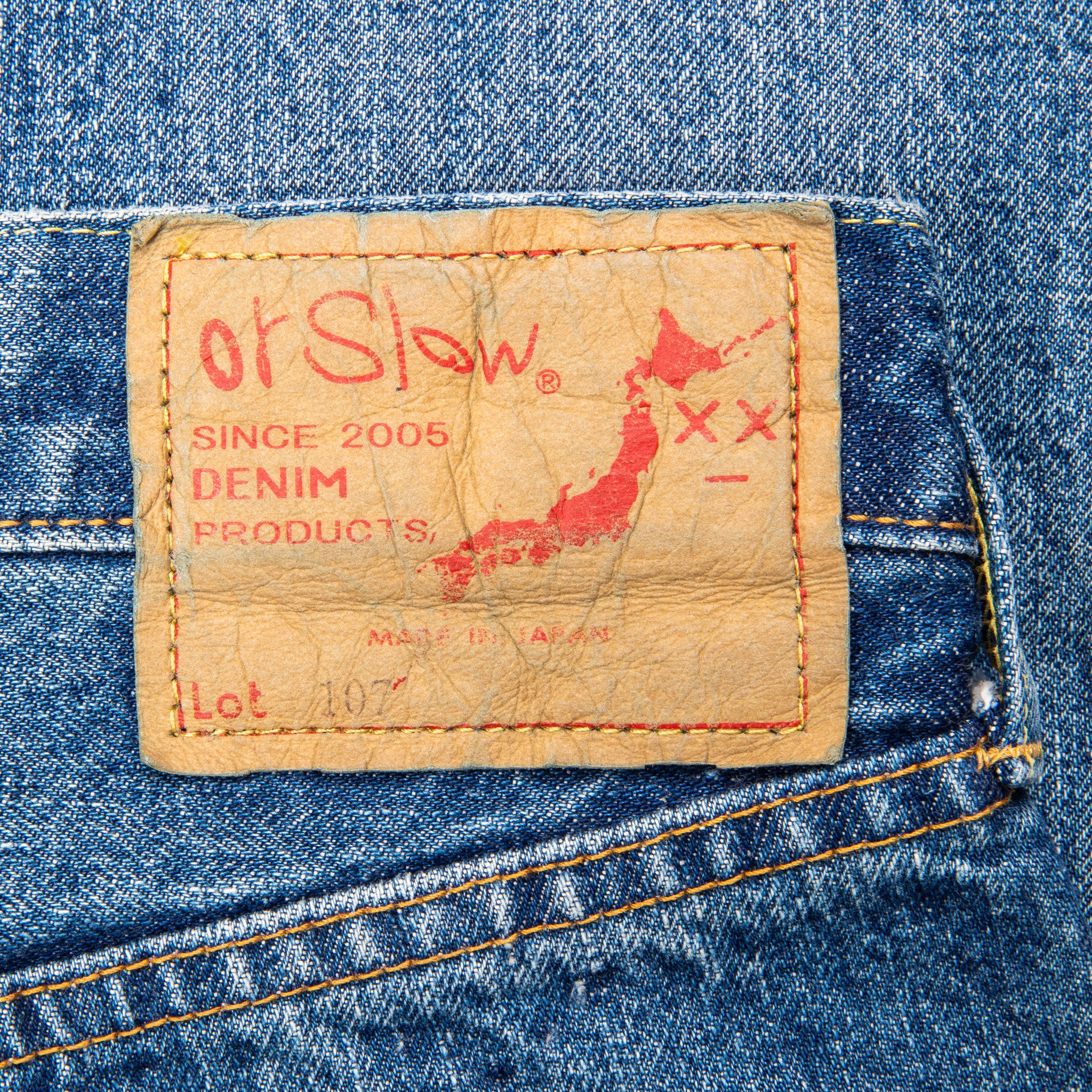 パンツ orSlow 107 IVY FIT 2 year wash small(1) OrSlow 107 Ivy Fit 2 Year Wash – Frans Boone Store