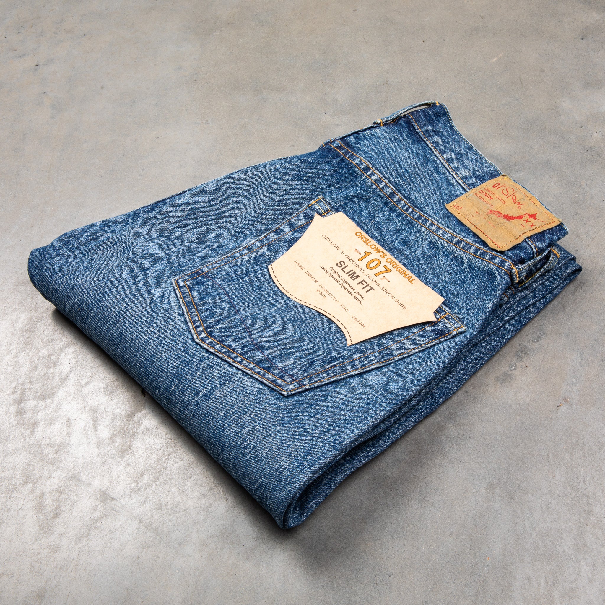 OrSlow 2 Year Wash Slim Fit Denim | Glasswing Shop