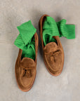 Alden snuff suede tassel loafer