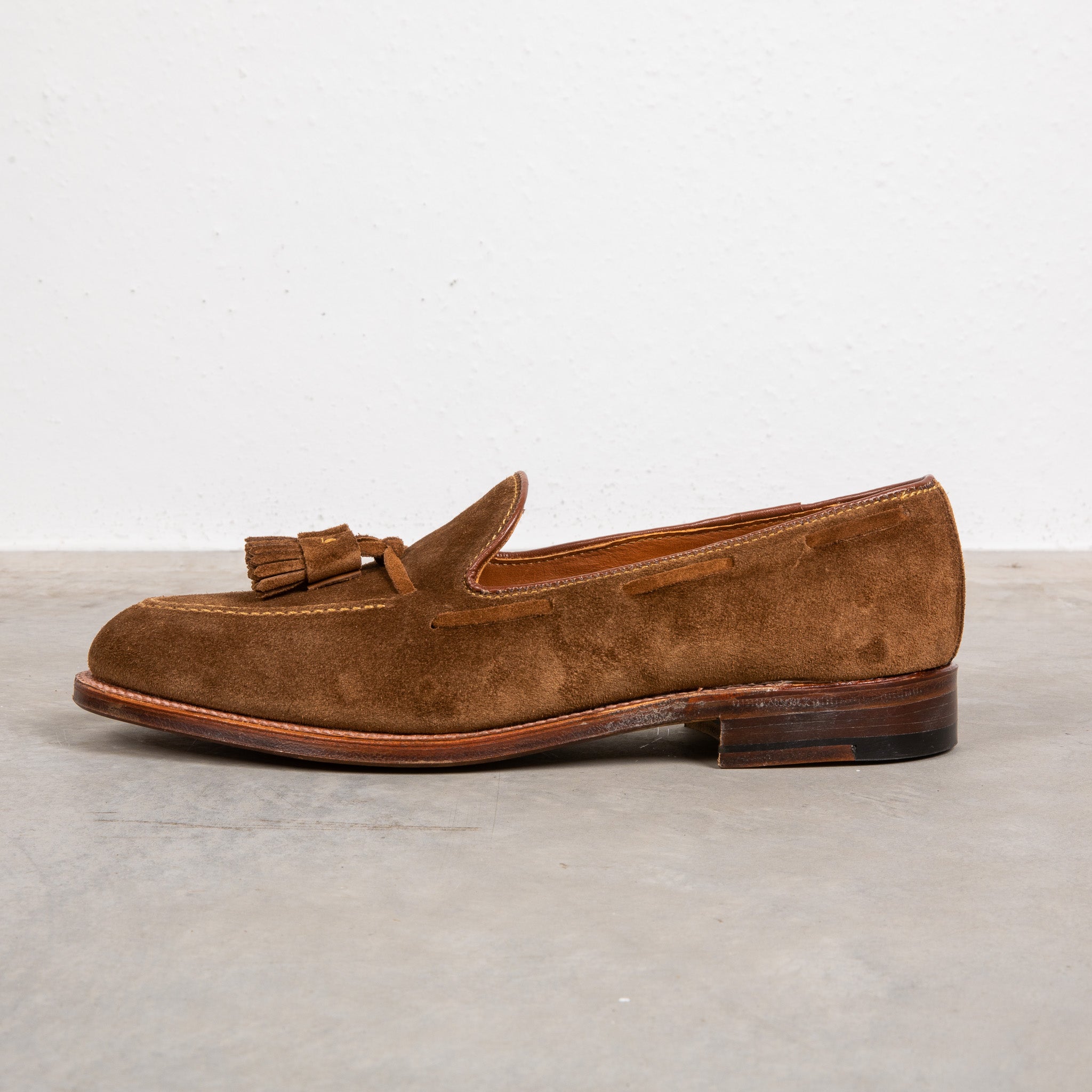 Alden Snuff Suede Tassel Loafer