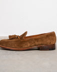 Alden snuff suede tassel loafer