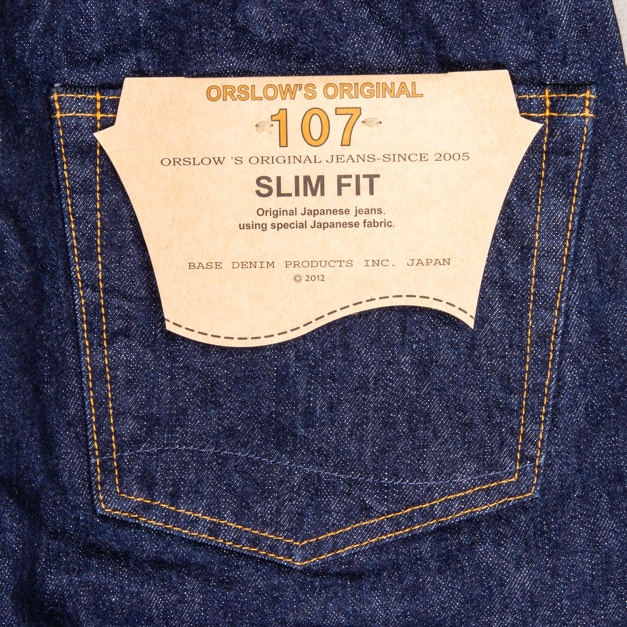 OrSlow 107 Ivy Fit One Wash