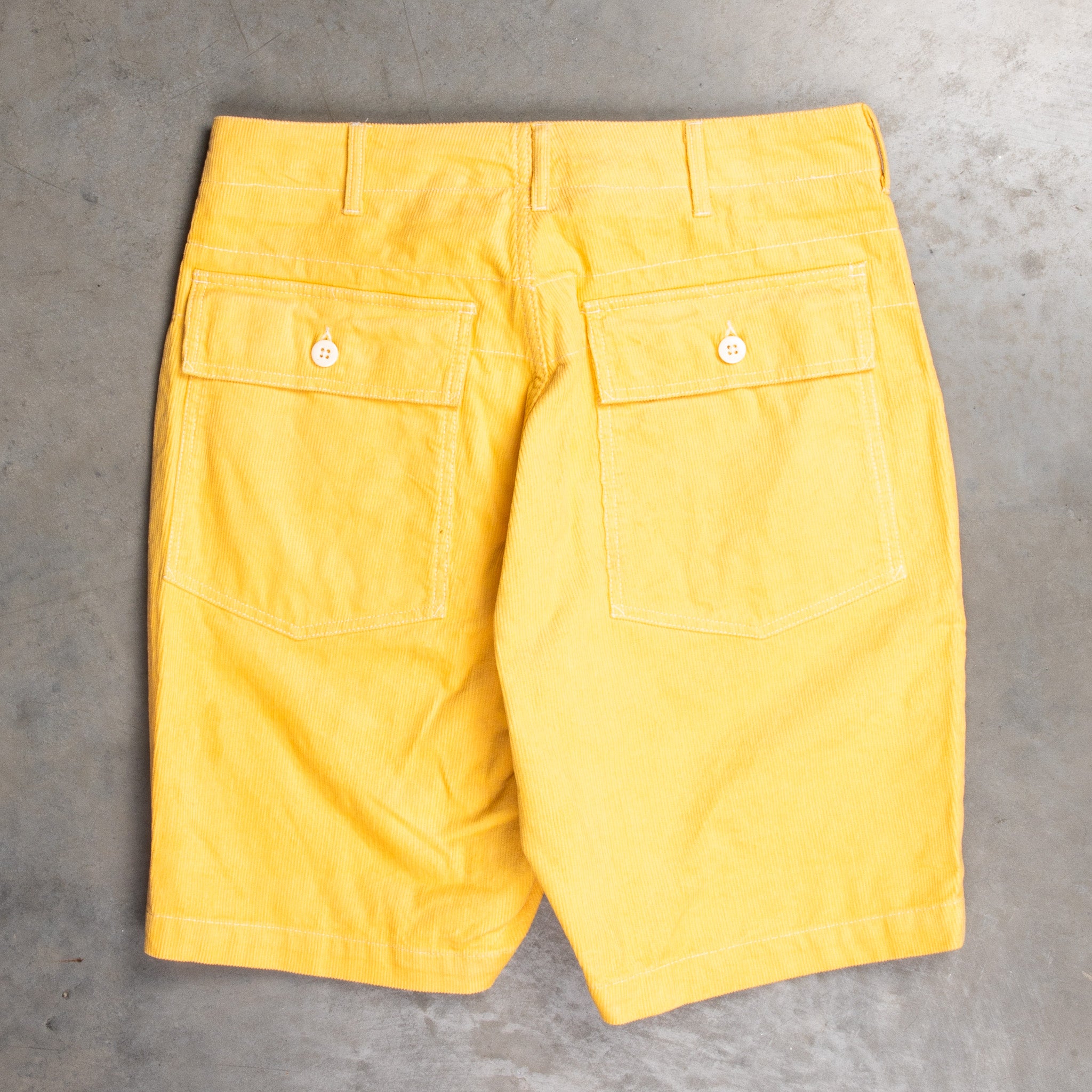 Engineered Garments Fatigue Short Yellow 14W Corduroy