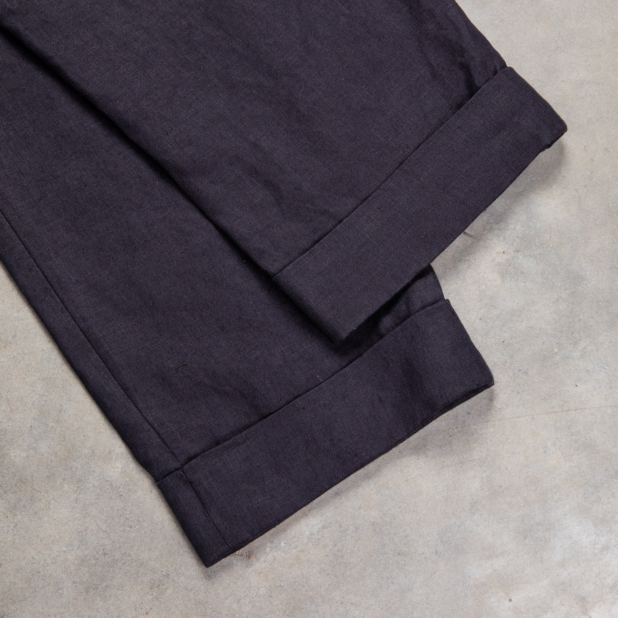 Engineered Garments Andover Pant Navy Linen Twill