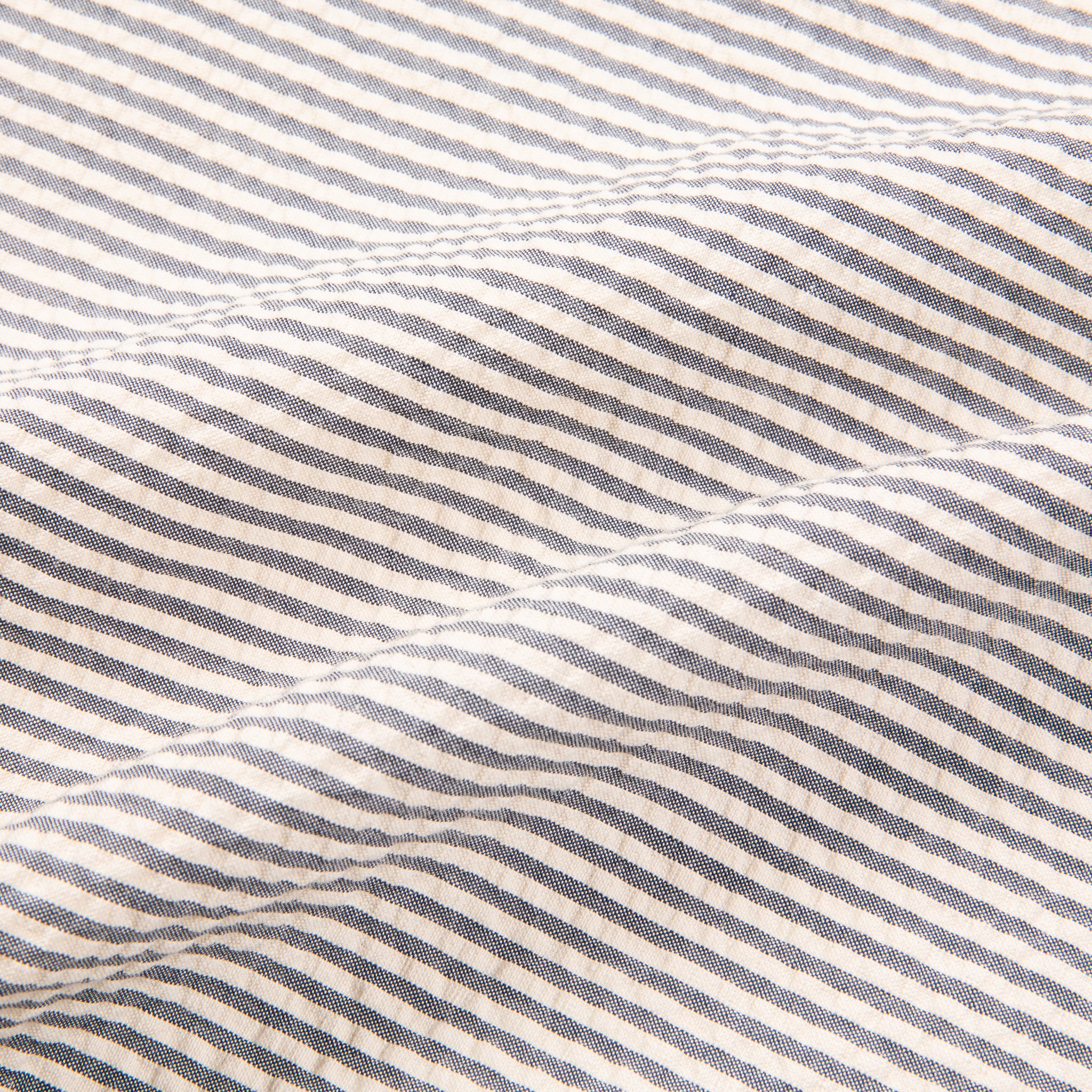 Engineered Garments Andover Pant Navy / Natural Cotton Seersucker
