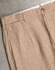 Engineered Garments Andover Pant Beige Linen Glen Plaid