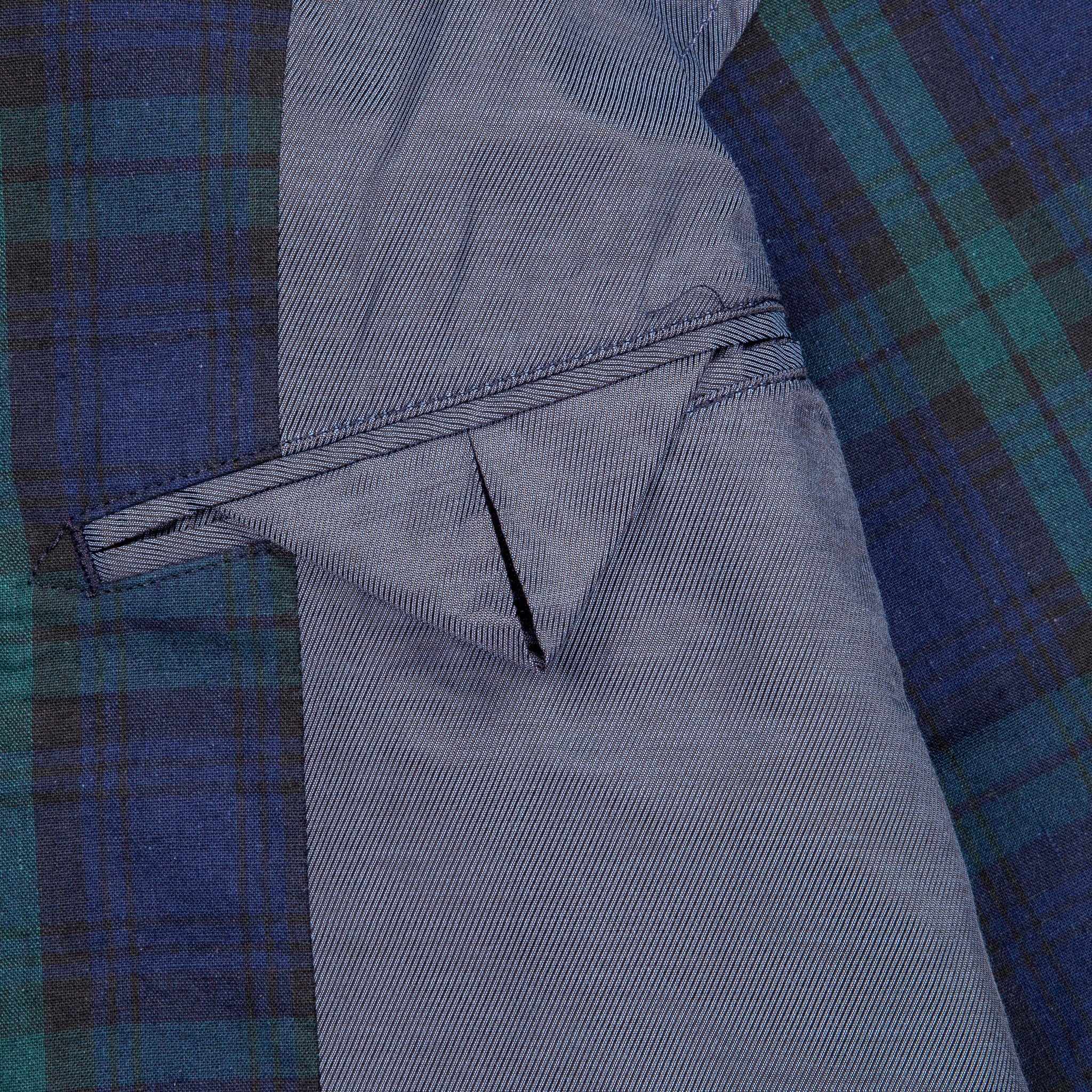 Engineered Garments Ivy Blazer Cotton Linen Blackwatch
