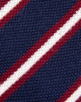 Engineered Garments Knit Tie Navy Stripe