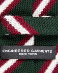 Engineered Garments Knit Tie Green Stripe